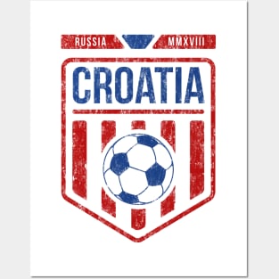 Croatia Hrvatska Soccer Football Posters and Art